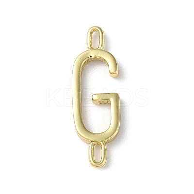 Rack Plating Brass Connector Charms KK-P245-07G-G-1