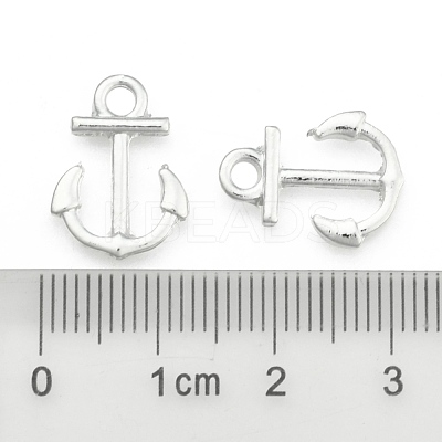 Anchor Brass Pendants ZIRC-F022-64S-1