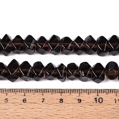 Natural Ice Obsidian Beads Strands G-D091-A26-1