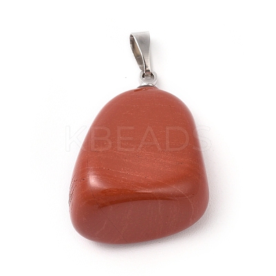 Natural Red Jasper Pendants G-k302-B15-1