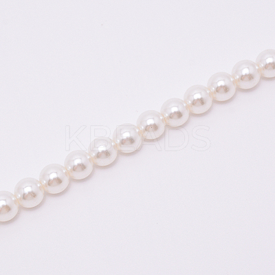 White Acrylic Round Beads Bag Handles LS-FIND-TAC0006-24C-01-1