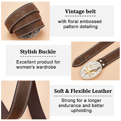 PU Leather Chain Belts AJEW-WH0010-35-1