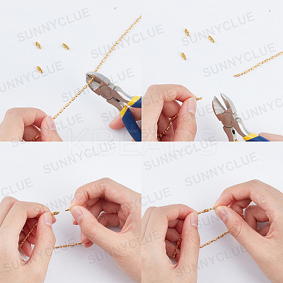 DIY Ball Chain Jewelry Making Kits DIY-SC0014-64G-1
