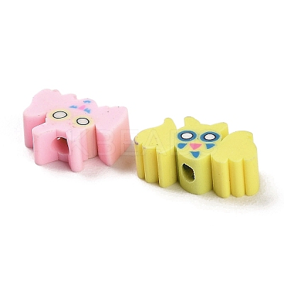 Handmade Polymer Clay Beads CLAY-H001-04-1