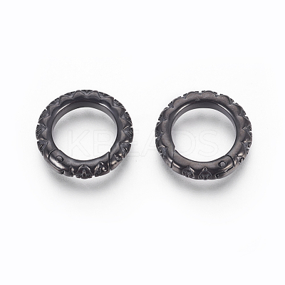 304 Stainless Steel Spring Gate Rings STAS-P217-13B-02-1