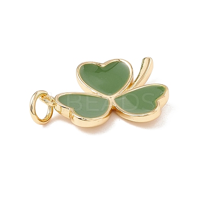 Brass Enamel Pendants KK-P217-03G-05-1