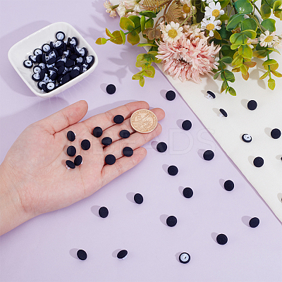 100Pcs Platic Sewing Buttons DIY-NB0013-44B-1
