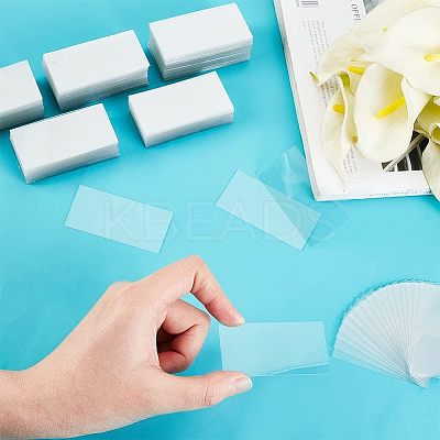 PVC Tag Shelf Label Holders LS-FIND-WH0038-08-1