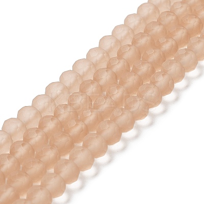Transparent Glass Beads Strands EGLA-A034-T4mm-MD20-1