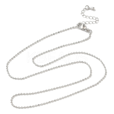 1.5MM Brass Ball Chain Necklaces NJEW-Z097-03P-1