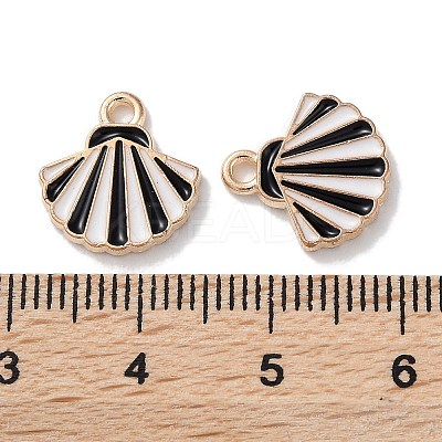 Alloy Enamel Pendants ENAM-O001-02A-G-1