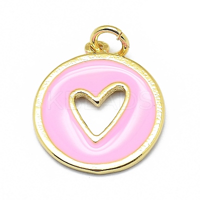 Brass Enamel Pendants KK-M207-D02-06-1