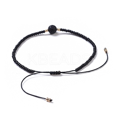 Nylon Thread Braided Beads Bracelets BJEW-JB04346-01-1