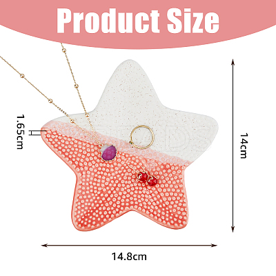 Ceramic Jewelry Plates AJEW-WH0455-016A-01-1
