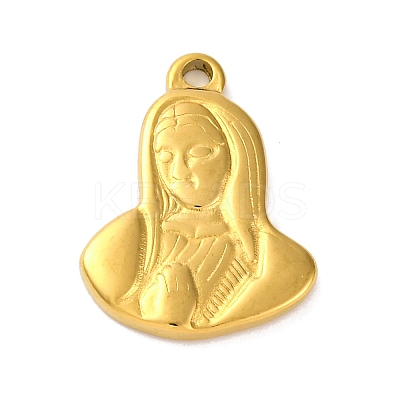 201 Stainless Steel Pendants STAS-Q015-01G-1