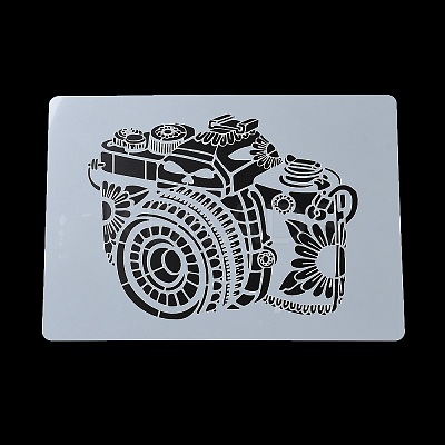 Plastic Hollow Out Drawing Painting Stencils Templates DIY-Z024-01F-1