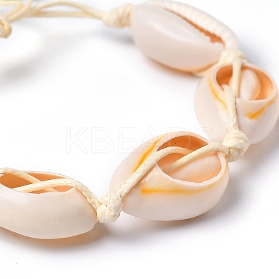 Adjustable Braided Bead Bracelets BJEW-JB05310-M-1
