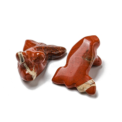 Natural Red Jasper Carved Healing Goldfish Figurines DJEW-D012-08G-1