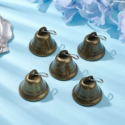 Iron Bell Pendants HJEW-JM01987-1