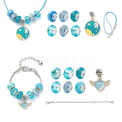DIY European Bracelet Necklace Making Kit for Kid DIY-G085-01E-1