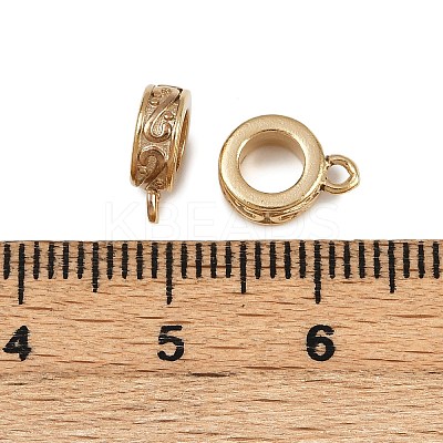 Brass Tube Bails KK-P310-02G-1