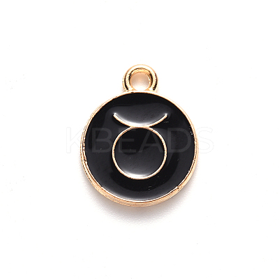 Alloy Enamel Pendants LS-ENAM-S124-01B-08C-1