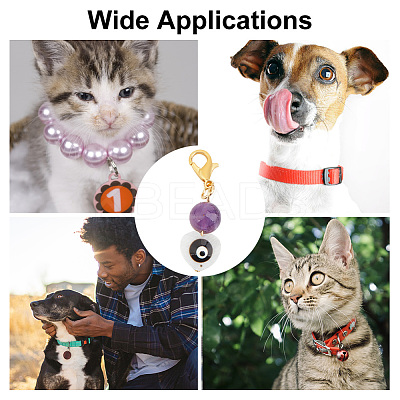 12Pcs 4 Styles Pet Supplies HJEW-DR00007-1