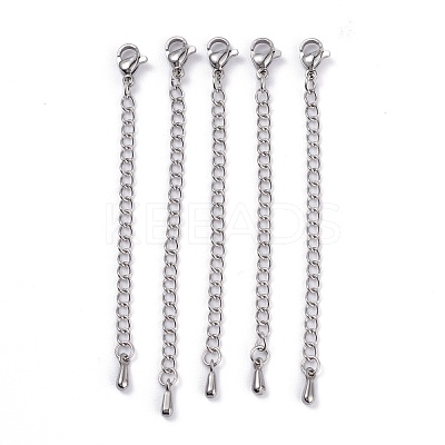 Tarnish Resistant 304 Stainless Steel Chain Extender X-STAS-G221-27P-1