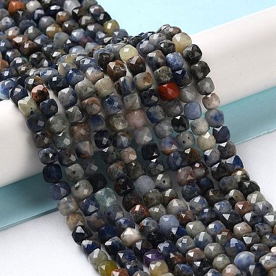 Natural Sodalite Beads Strands LS-G-J400-A10-03-1