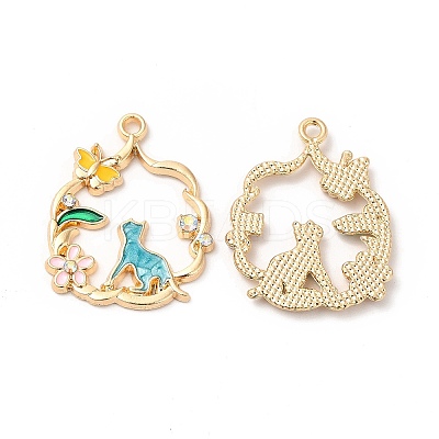 Alloy Enamel Pendants LS-ENAM-C005-27G-03-1