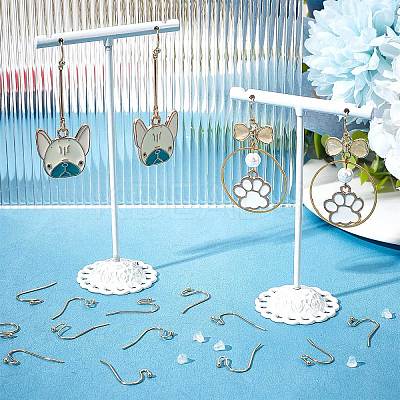 200Pcs 316 Surgical Stainless Steel Earring Hooks STAS-BBC0001-89-1