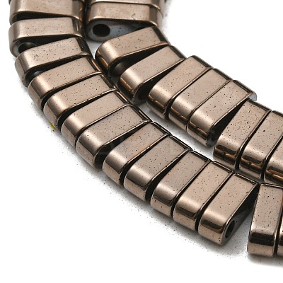 Electroplated Non-magnetic Synthetic Hematite Beads Strands G-C106-B02-09A-1