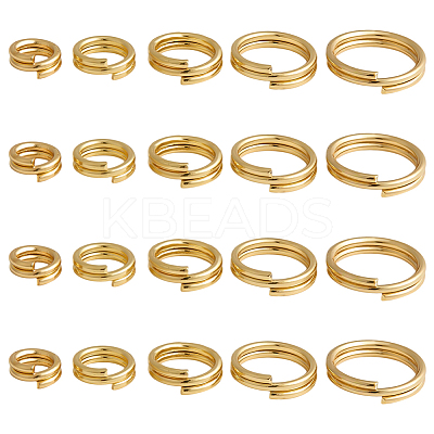 100Pcs Brass Split Rings FIND-HY0005-04B-1