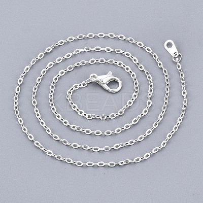 Brass Cable Chain Necklace SW028-S-A-1