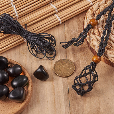 DIY Stone Beads Braided Bracelet Making Kit DIY-CF0001-11-1