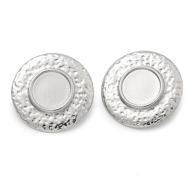 304 Stainless Steel Stud Earrings for Women EJEW-M089-11P-1