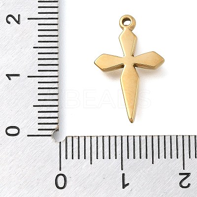 304 Stainless Steel Pendants STAS-P369-06G-1