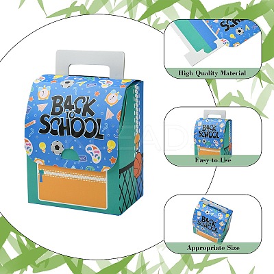 20Pcs 2 Colors Kraft Paper Cardboard Candy Storage Tote Boxes AJEW-CJ0001-59-1