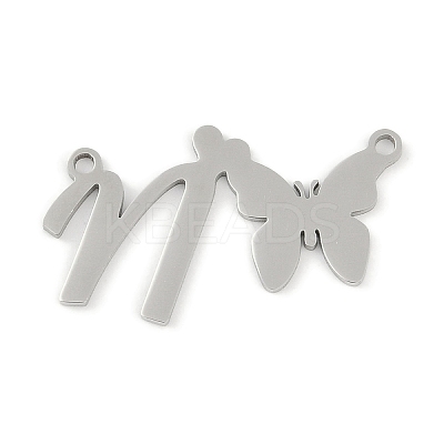 Non-Tarnish 304 Stainless Steel Pendants STAS-L279-002P-N-1
