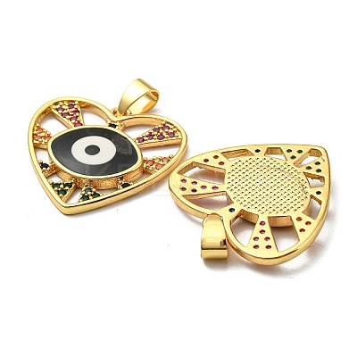 Real 18K Gold Plated Brass Pendants KK-L209-011G-01-1