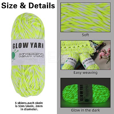 Luminous Two Tone Polyester Yarns OCOR-SZ0002-09A-1