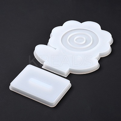 DIY Flower Shape Desk Mirror Frame Silicone Molds LS-DIY-E043-01-1