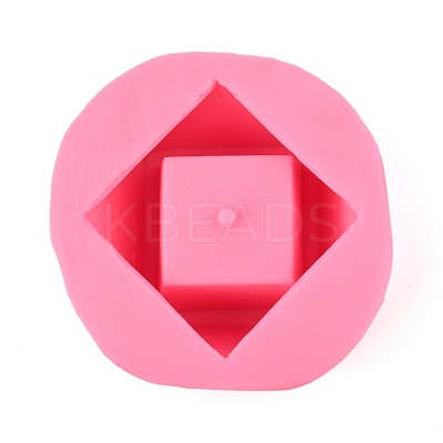 Square Flower Pot Food Grade Silicone Mold DIY-K024-03-1