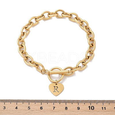 Golden 304 Stainless Steel Charm Bracelets LS-NJEW-K284-01G-R-1