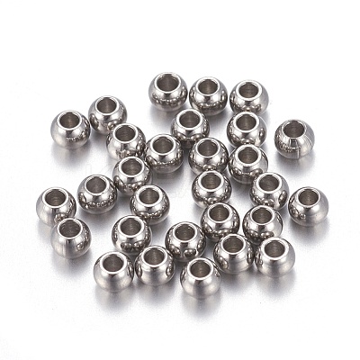 Tarnish Resistant 202 Stainless Steel Beads STAS-F170-07P-A-1