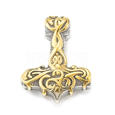 Ion Plating(IP) 304 Stainless Steel Pendants STAS-G303-10G-1