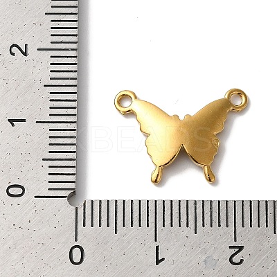 PVD Vacuum Plating 304 Stainless Steel Rhinestone Pendants STAS-L081-002G-02-1
