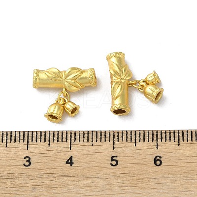 Matte Gold Color Brass Pendants KK-F872-04MG-01-1