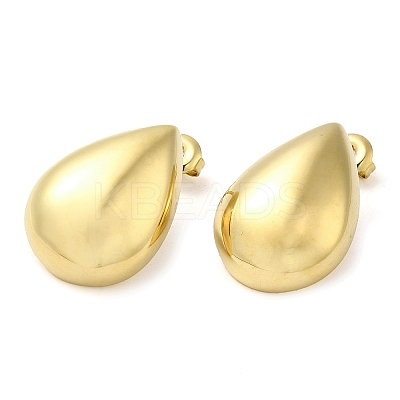 Ion Plating(IP) 304 Stainless Steel Teardrop Stud Earrings EJEW-Z022-13G-1