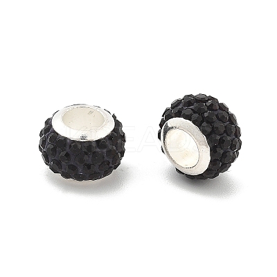 Rondelle Polymer Clay European Beads FIND-U001-01R-1